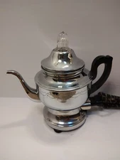 Vintage FABERWARE Electric Coffee Pot Percolator Model 104