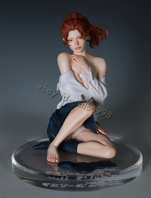 1/6 WF2023W Sitting girl Resin Garage Kit Figure Model Kit