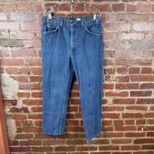 Vintage Levis 505 Jeans Mens 36x28 Medium Wash Denim Straight Leg Made USA 90s