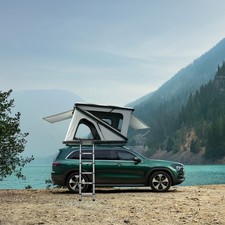 SWISS OUTDOOR Auto Dachzelt POP-UP PREMIUM Aluminium Hartschale Hardcover