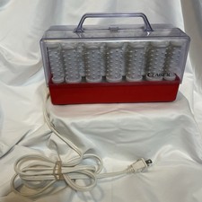 Vintage Clairol Hot Rollers Curler Model C-20-1 20 Rollers - WORKS