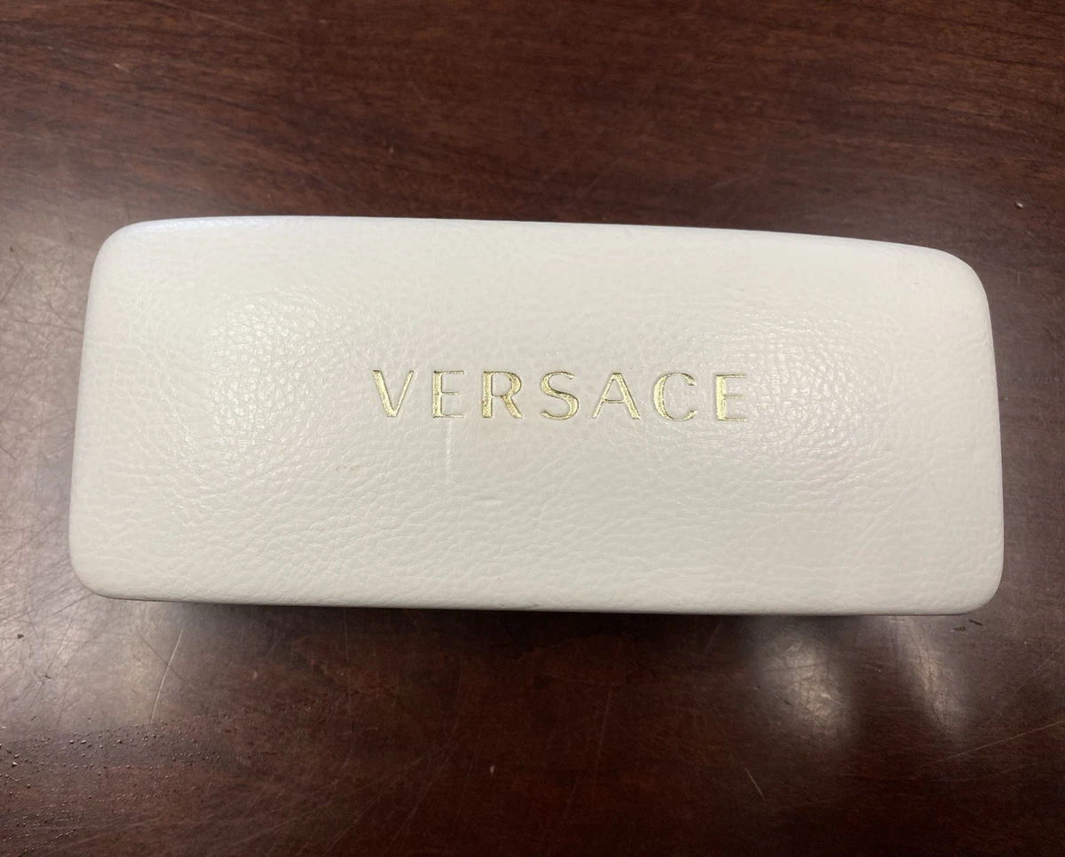 Versace Eyewear Case with White Leather Exterior Versace White Leather Sunglasses Case – Hard | Mercari main image 3