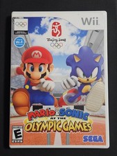 Mario Vs. Sonic Olympic Games Nintendo Wii 2008 Complete CIB
