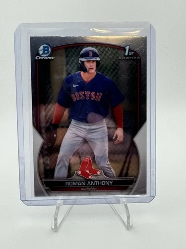 Bowman Chrome Prospects Roman Anthony Boston Red Sox Rookie BCP-71 Baseball Card