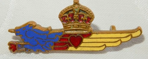 SCARCE WW2 RAF ROYAL AIR FORCE WAR WORKER BADGE MILITARY WORLD WAR II