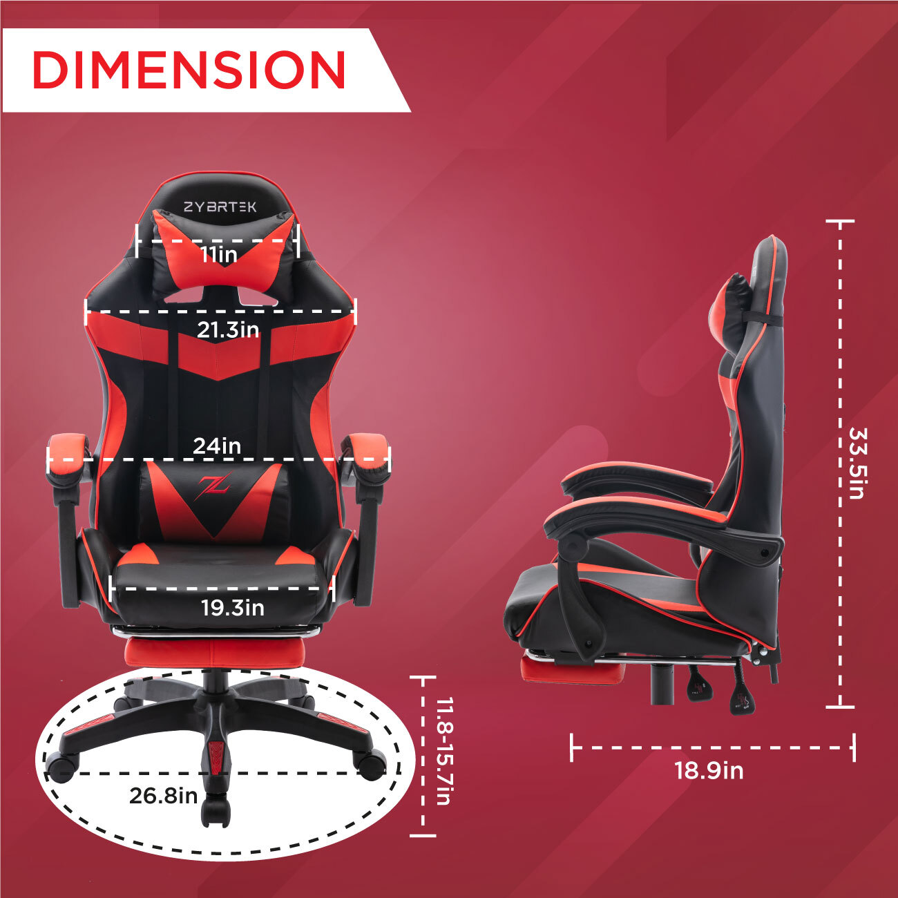 Height Adjustable MultiPurpose Ergonomic Home Computer Office Gaming