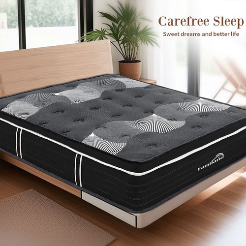 Mattress Queen Double King Single Bed Pocket Spring Foam Bamboo Euro Top - Picture 67 of 220