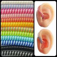 Tube coils - Tricolour; for hearing aids/implants. Decorate your own way. JEars