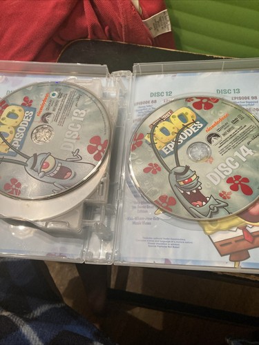 SpongeBob Episodes 8 Disc Lot! Hours And Hours Of Episodes! - Picture 5 of 5