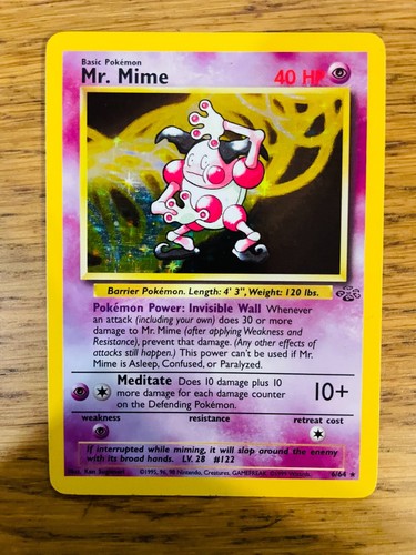 Mr Mime (6/64) Holo Dschungel Set Pokémonkarte! SCHNELL & KOSTENLOS P&P! - Bild 45 von 90