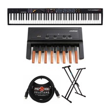 Studiologic Numa Compact 2x 88 Key Semi Weighted Keyboard Bundle