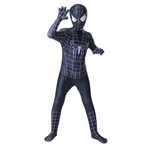 Kids Adults Cosplay Spiderman Jumpsuit Fancy Dress Party Outfit Bodysuit Costume - Picture 14 of 44