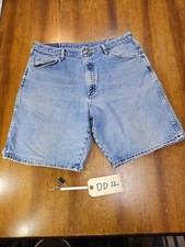 Wrangler Relaxed Fit Denim Jean Shorts Men's Size 36 Regular Blue