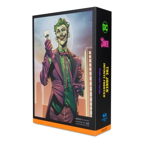 DC Multiverse The Joker Infinite Frontier Black Light Gold Label 7-Inch SDCC 23 - Picture 8 of 8