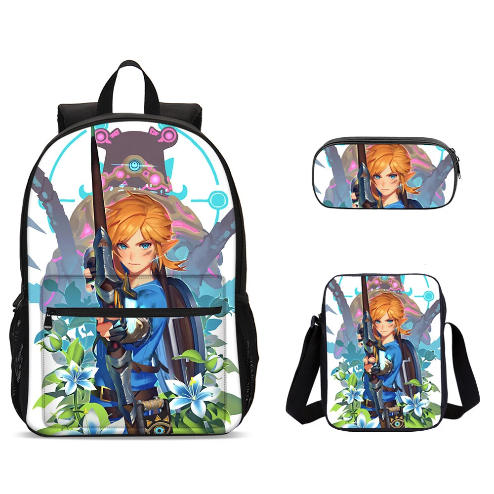 Legend of Zelda Link Game Backpack Set for Boys and Girls