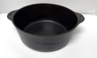 Vintage Griswold Cast Iron Dutch Oven #8 Large Block Logo 1295. No Lid Or Handle