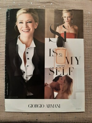 Werbepapier Parfum - G. Armani Si von 2017 - Parfum Ad