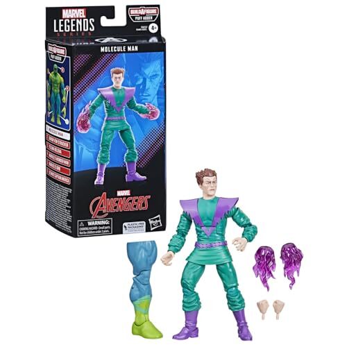 Marvel Legends Series: Molecule Man clásico cómic coleccionable figura de acción de 6 pulgadas - Imagen 4 de 6