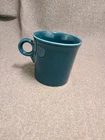 Fiestaware Teal Turquoise Tom & Jerry Handle Coffee Mug Cup 10oz Fiesta HLC USA