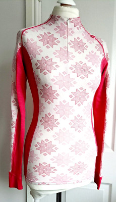 Helly Hansen Damen Lifa Midweight Graphic 1/4 Zip - Größe M 8-10 gebraucht
