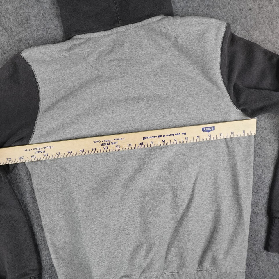 West Virginia Mountaineers Hoodie Mens Large Gray Nike Pullover Sweater