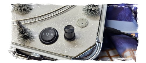 Märklin Spur Z Kofferanlage im Winter-Desing mit Steuerung Unikat von Strabandi - Bild 15 von 18