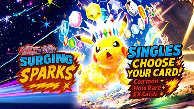 Surging Sparks Pokémon TCG Singles Common, Holo Rare & EX s   Choose Your Card!
