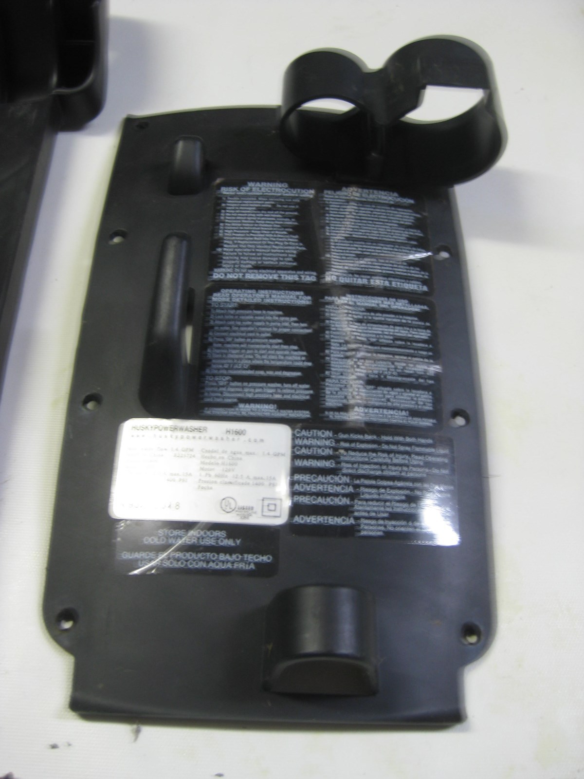 HUSKY H1600 PRESSURE WASHER Handle and Accessory Holder part 7000828