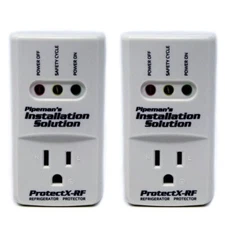 2-Pack 1875 Watts Refrigerator Voltage Surge Protector Appliance (New Model)