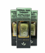 Nail Medic Natural Cuticle & Nail Treatment (0.4Oz/12mL) *LOT OF 3* NEW IN BOX