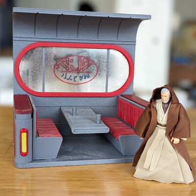 3D Printed Dex's Diner Diorama for 3.75in (1:18) Figures (Standalone Version)