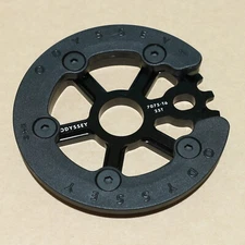 ODYSSEY BMX BIKE UTILITY GUARD BICYCLE SPROCKET BLACK 25T or 28T