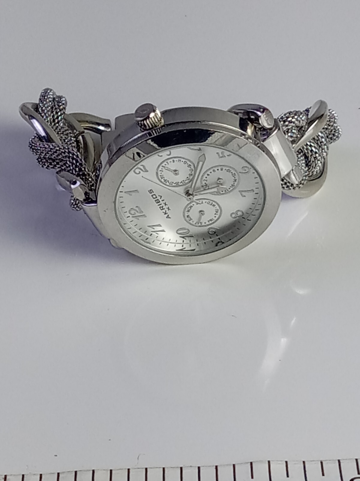 Akribos GMT Multi-Function Silver-Tone Ladies Wat… - image 9