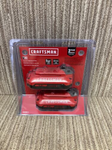 Craftsman CMCB202 V20 2,0Ah Lithium-Ionen-Akku - 2er-Pack, neu - kostenloser Versand.