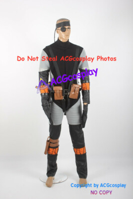 Metal Gear Solid Big Boss Cosplay Costume acgcosplay include belt and bags