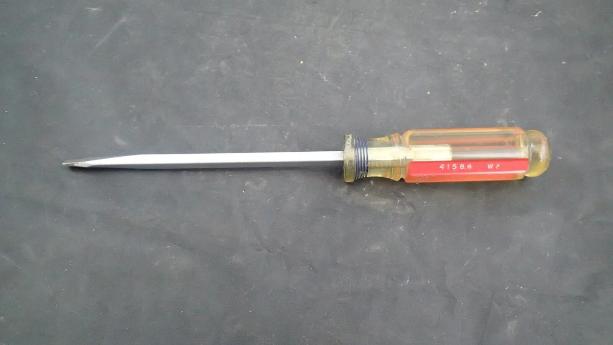 CRAFTSMAN Vintage 41584 WF Slotted 1 4 X 6 Screwdriver 10