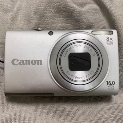 Canon PowerShot A4000 IS 16.0MP 8x zoom Digital Camera Pink/Silver