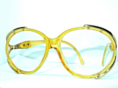 CHRISTIAN DIOR 2189 MONTATURA PER OCCHIALI DA VISTA VINTAGE DONNA ANNI 80  GIALLO | eBay