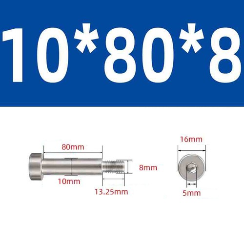 304 Stainless Steel Round Head Hexagonal High Limit Step Screw M2.5 M3 - M8 M10 - Picture 107 of 135