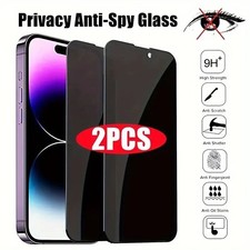 2X Privacy Screen Protector Tempered Glass Fo...