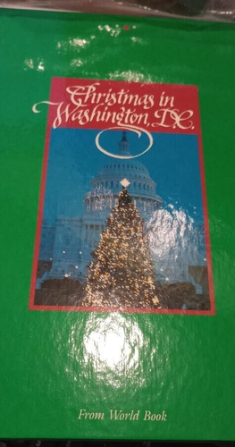"Christmas in Washington D.C. World Book hardbook w/ accessories - Afbeelding 1 van 3
