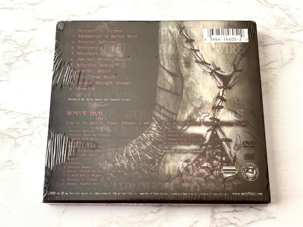 Cannibal Corpse Vile CD/DVD SEALED! LIMITED ED. 25TH ANNIVERSARY w