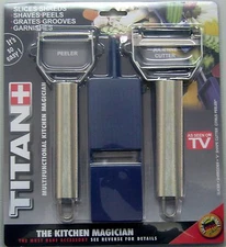 3 *Fruit Vegetable peeler Julianne maker Titan peeler Kitchen utility shredder