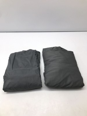 Utopia Bedding - 2er Set Spannbettlaken 180x200cm - Grau - Gebuerstete Mikrofas