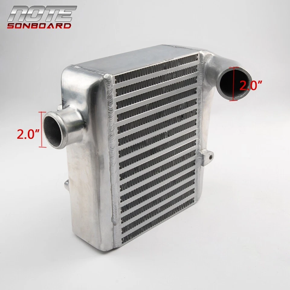 Twin Turbo Dual Side Mount Aluminum Intercoolers Fit For 90-96 NISSAN 300Zx Foto 4 de 4