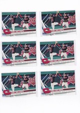 2017 Topps #378 Cleveland Indians - They Got Hops  - 6 card lot         (#273)