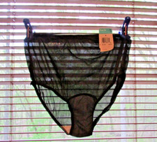 Vanity Fair 15-012 Sheer Silky Nylon Mushroom Gusset Full Cut Granny Pantie 5/40
