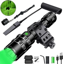 100000lm LED Flashlight for Picatinny Rail Mount Light New