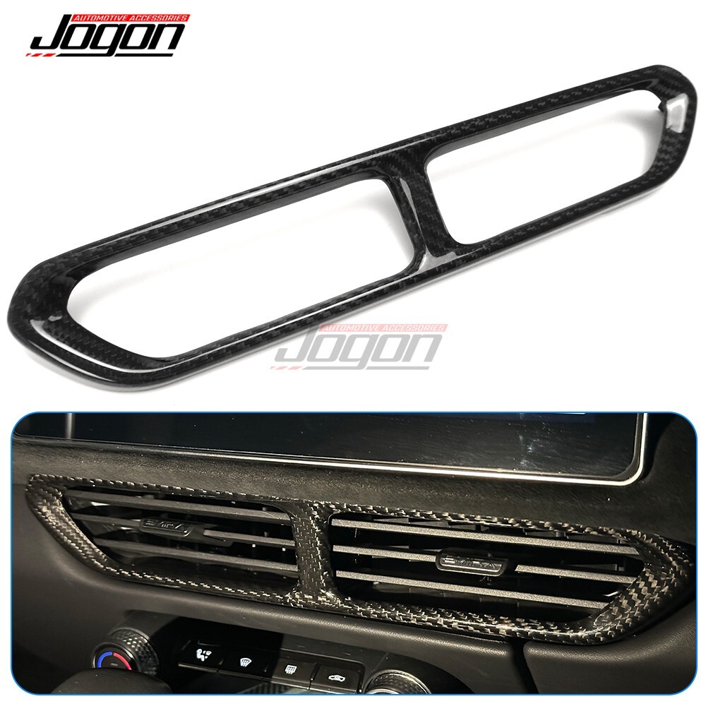 Carbon A/C Heater Dash Bezel Air Vents Cover Trim For Lotus Emira V6 2022-2024