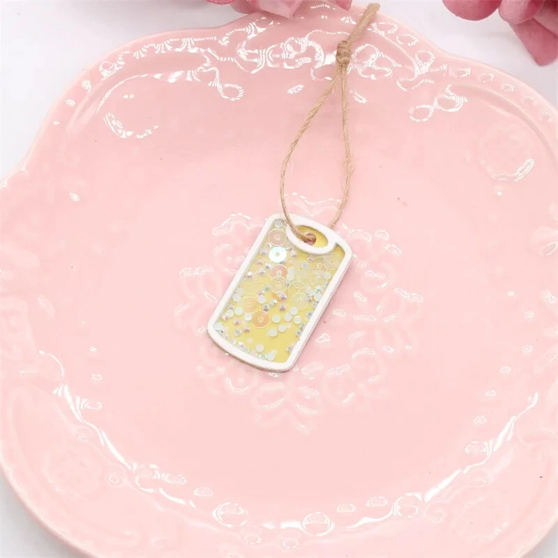 Targhetta cane militare shaker metallo taglio fustelle scrapbooking carta decorativa artigianato - Immagine 4 di 4